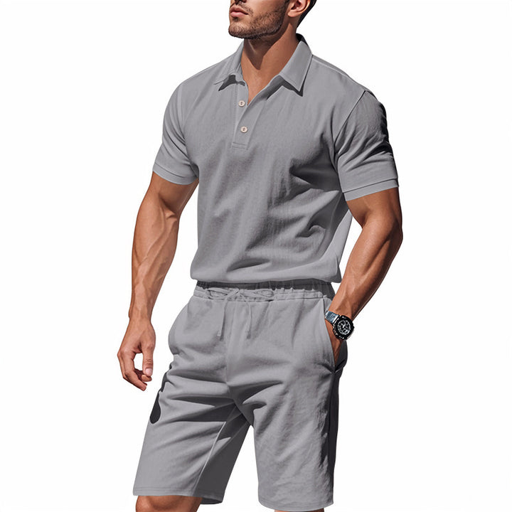 Tenue de loisirs pour hommes avec polo et shorts Lune London