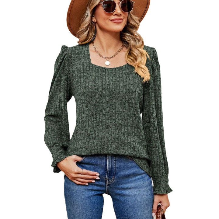 Ladies fashion sweater with balloon sleeves Lune London