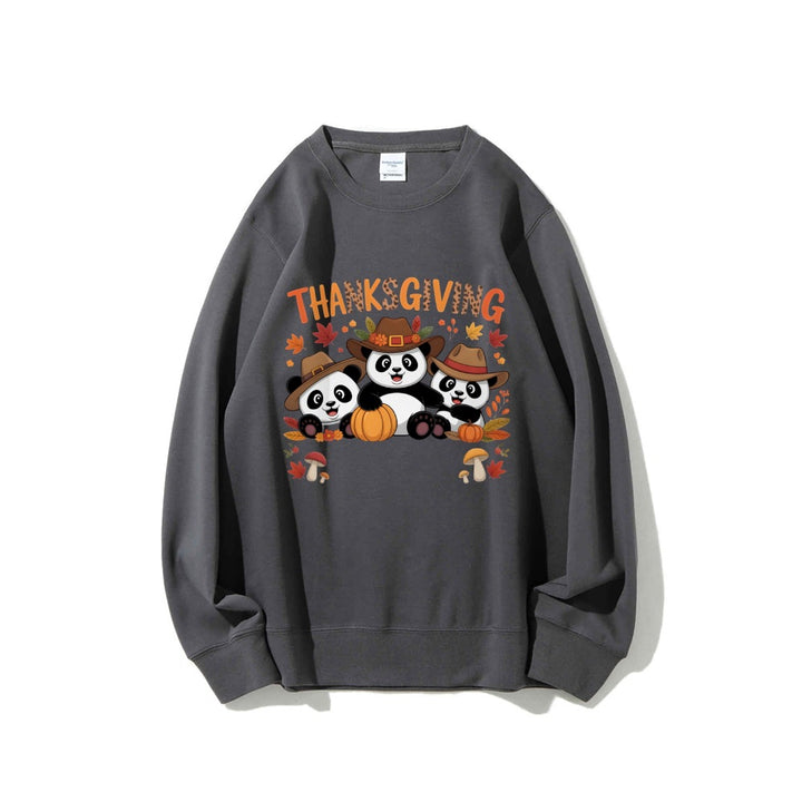 Sweat-shirt pour femmes avec design d'animal amusant et motif d'automne Chic & Stil