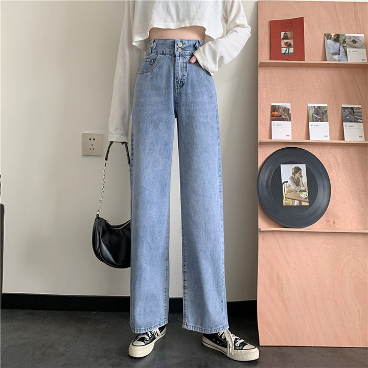 Jeans bootcut taille haute pour femmes Chic & Stil