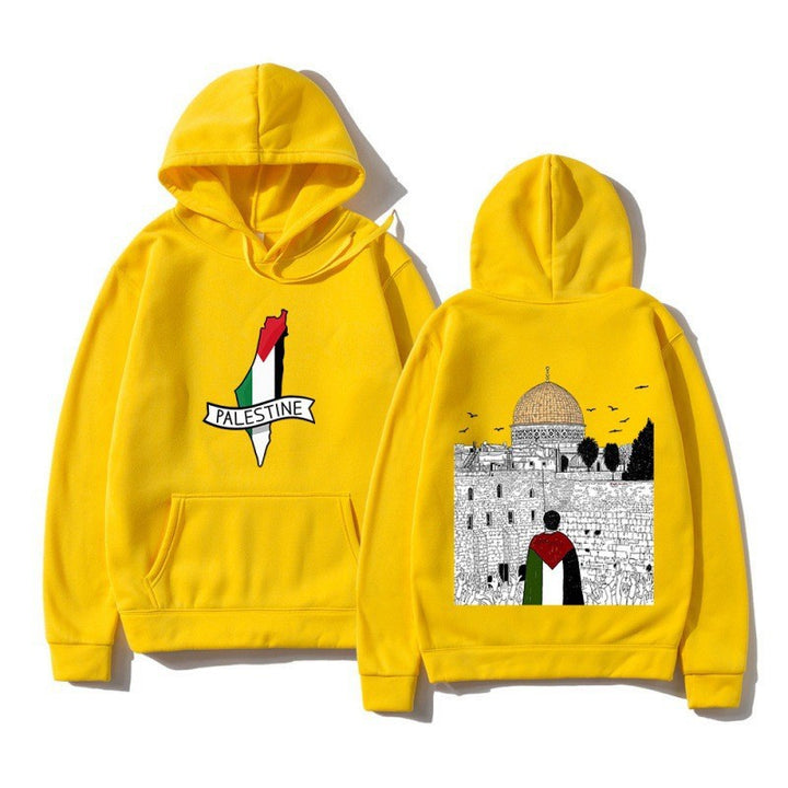 Women's hoodie with cultural motif and unique graphic design Chic & Stil