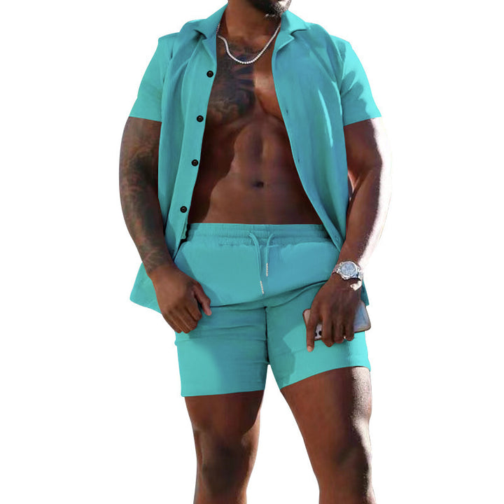Men's casual short sleeve shirt and shorts Lune London