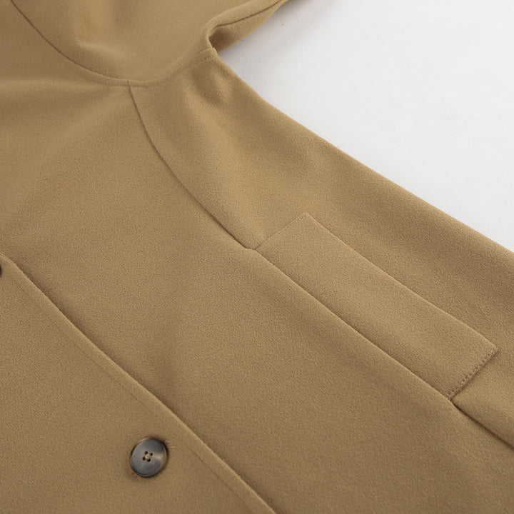 Ladies oversized wool jacket with double-breasted buttons and modern cut Lune London