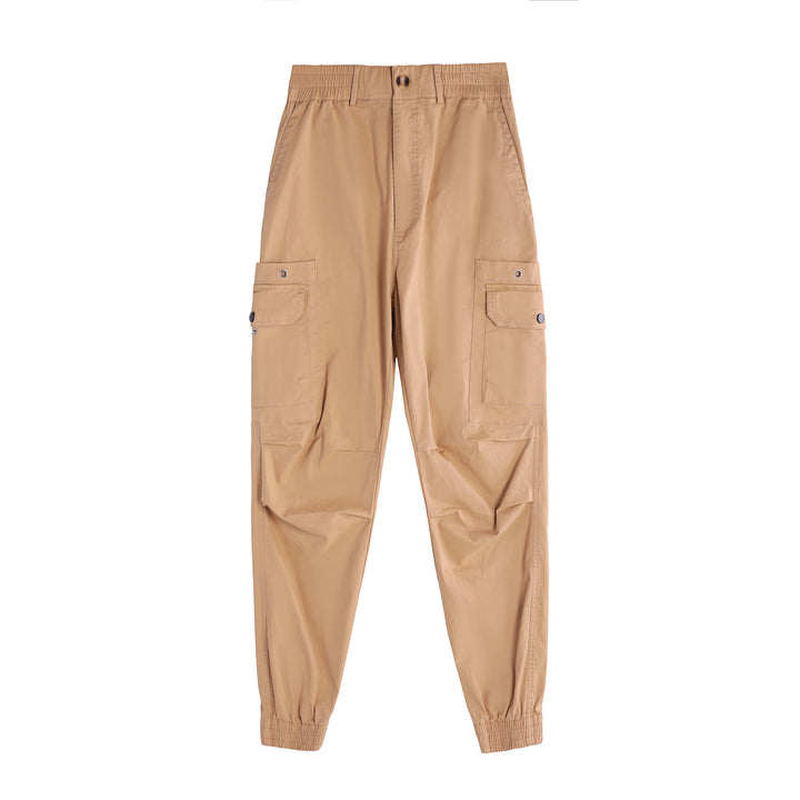 Men's cargo pants with functional pockets and elastic waist Lune London