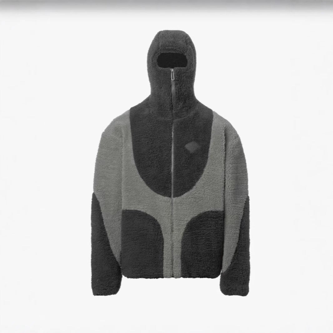 Fleece jacket for women with a high collar and practical zip pockets Lune London
