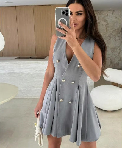 Mini Dress Double Blazer Custom Lune London for Women