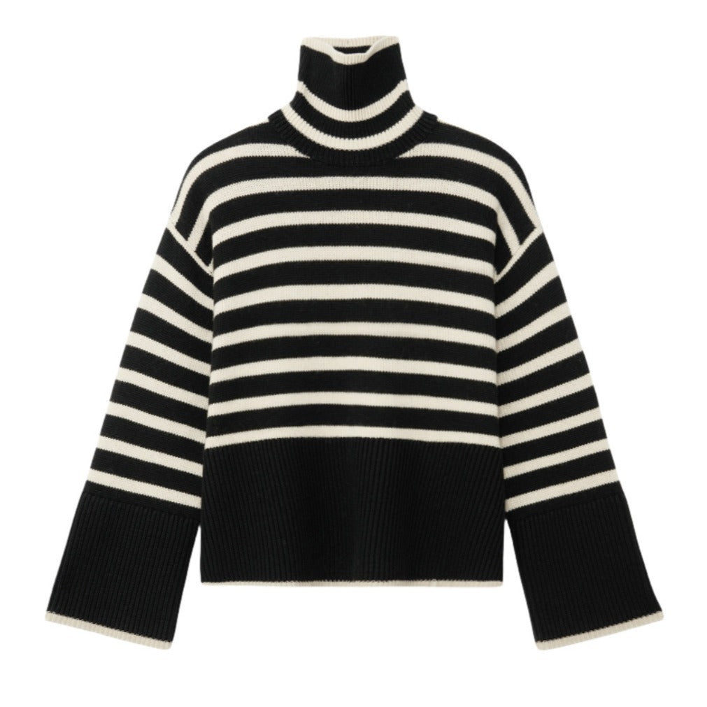 Pullover for women with turtleneck and wide sleeves Lune London