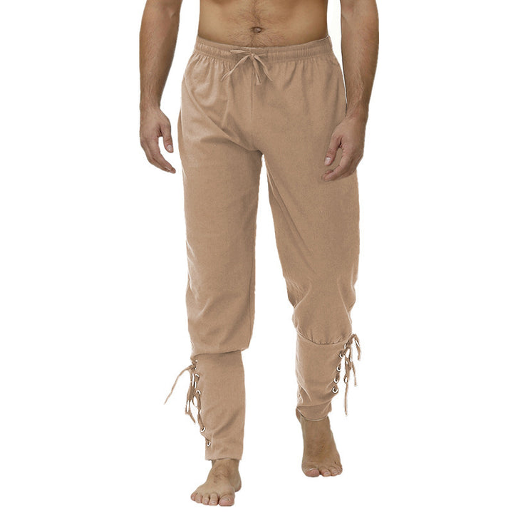 Men's leisure pants with a trendy fit and practical lace details Lune London