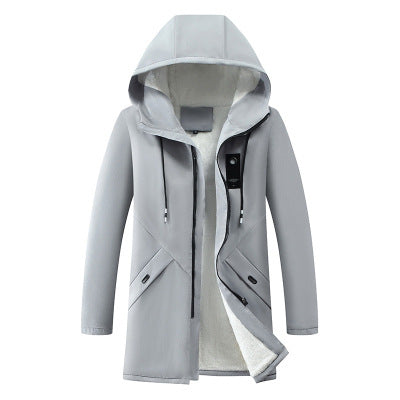 Trendy winter jacket for men with insulated lining and practical zip pockets Lune London