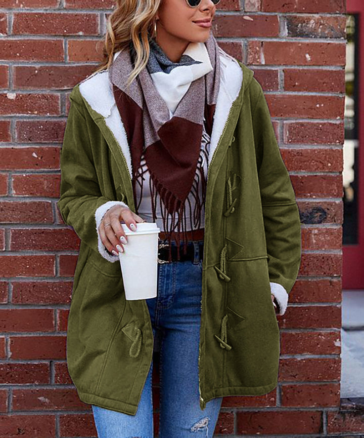 Veste extérieure confortable et stylée pour dames avec doublure en polaire et cordon de serrage réglable Chic & Stil