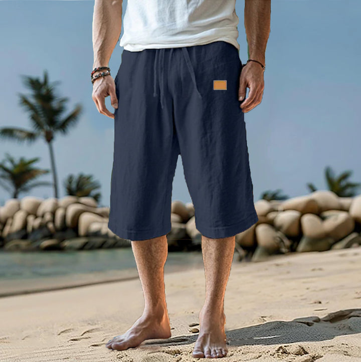 Casual pants for men with elastic waistband and practical side pockets Lune London
