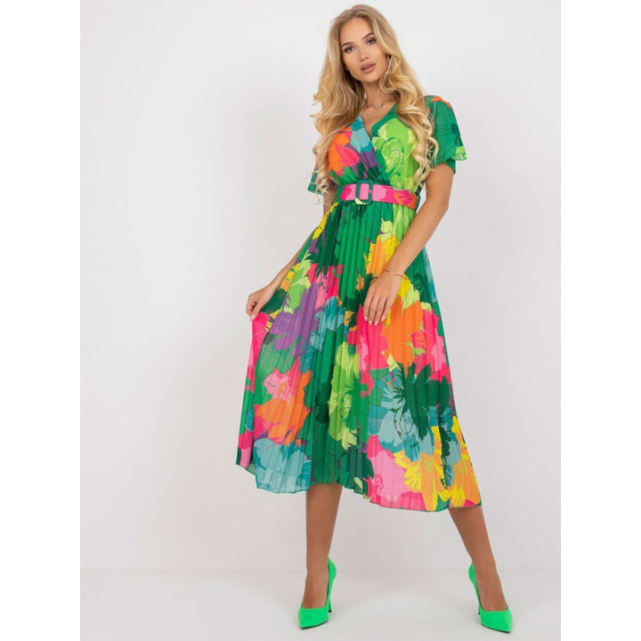 Lune London women’s floral maxi wrap dress