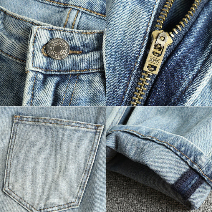 Women's denim pants with a modern slim fit, casual design and high waist Lune London