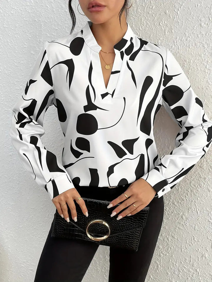 Haute couture blouse for women with modern pattern Lune London