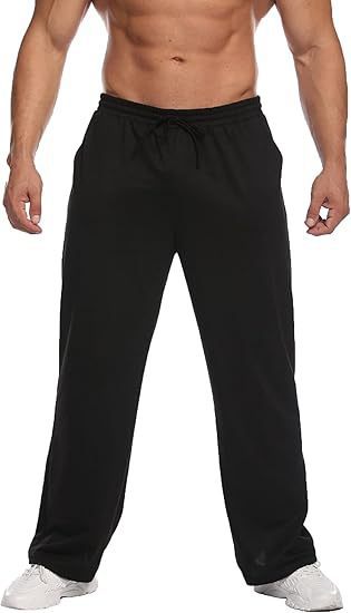 Comfortable sports pants for men with elastic waist and side pockets Lune London