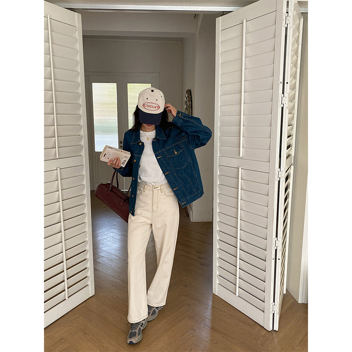 Women's casual denim jacket in oversized style Chic & Stil