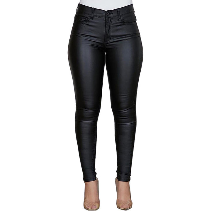 Pantalons ajustés taille haute pour femmes Chic & Stil