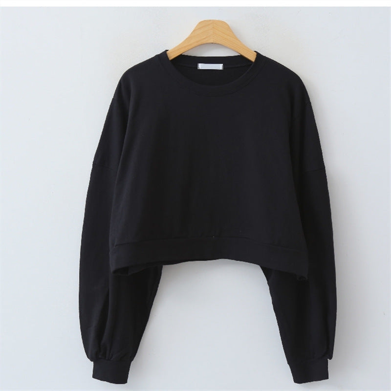 Pull court pour femmes avec manches ballon Chic & Stil