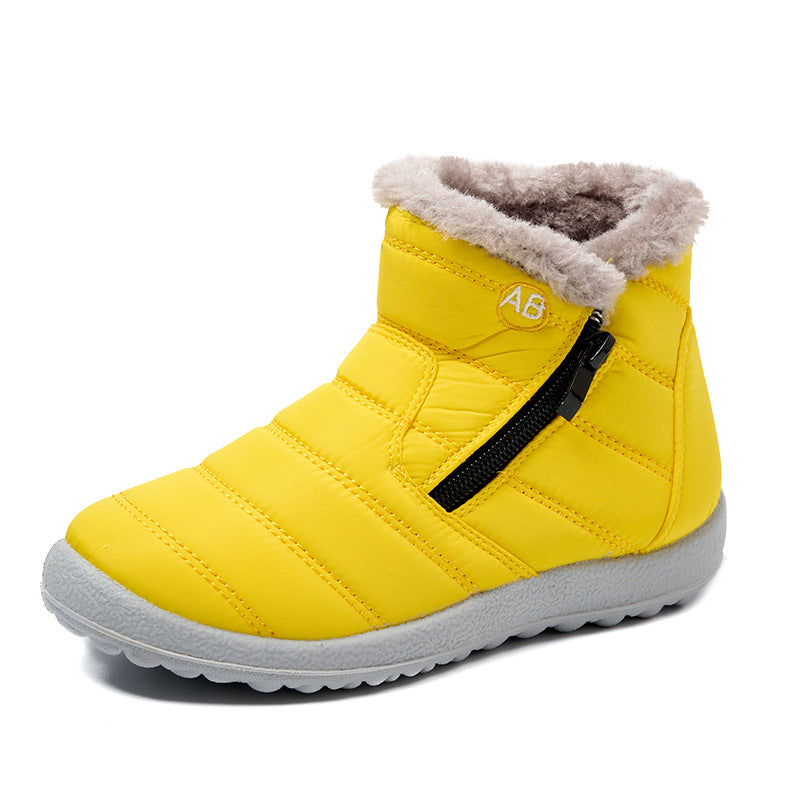 Bottes d'hiver pour femmes rembourrées avec fermeture éclair latérale Lune London