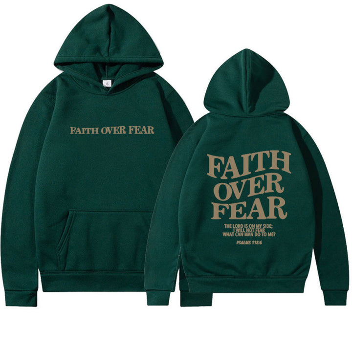 Women's hoodie with inspirational lettering and high-quality cotton Lune London