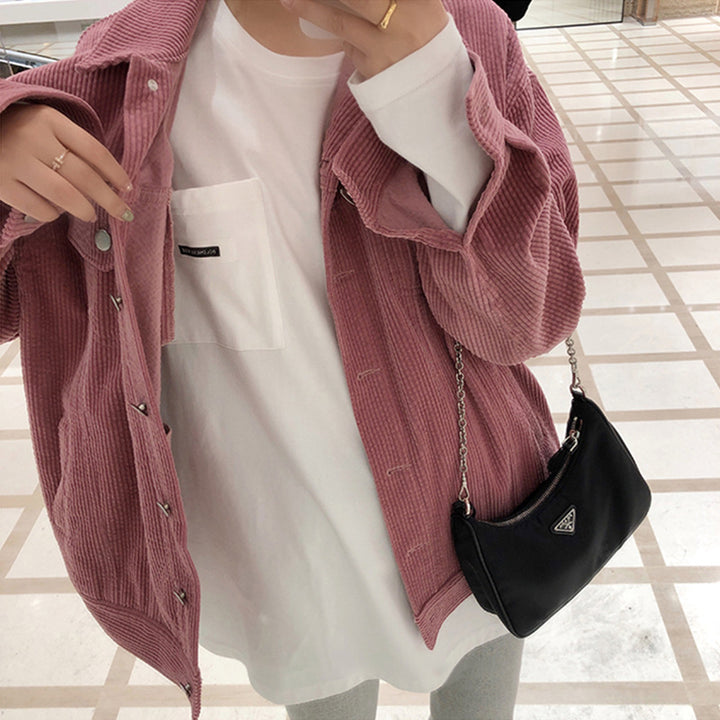 Women's casual long sleeve shirt with pocket Chic & Stil