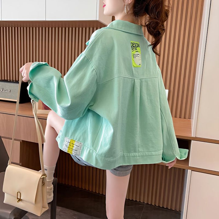 Veste surdimensionnée tendance pour femmes avec boutons-pression Chic & Stil