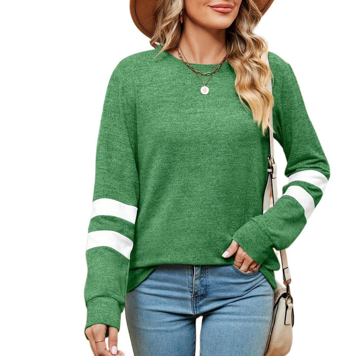 Sporty sweatshirt for women with decorative band details Lune London