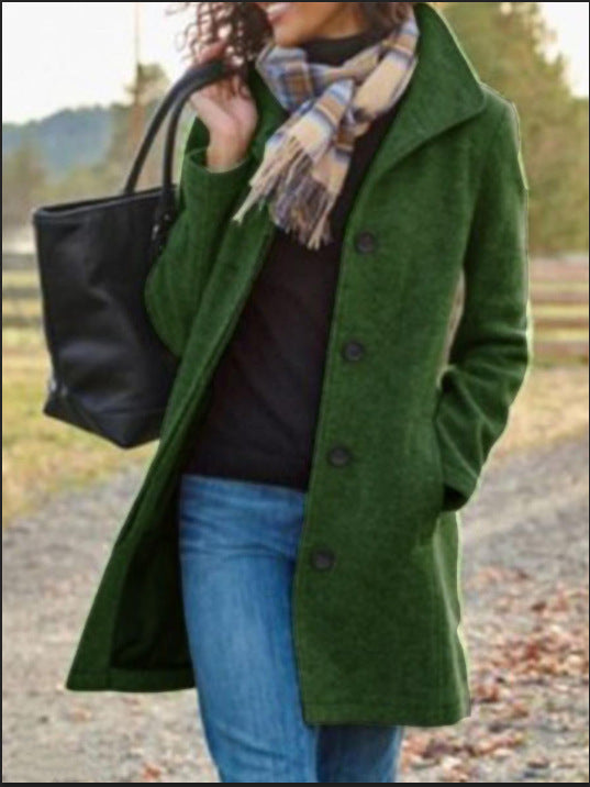 Women's Fashionable Wool Coat Lune London