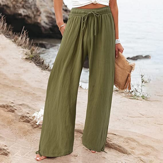 Chic and stylish loose and airy summer pants for women
