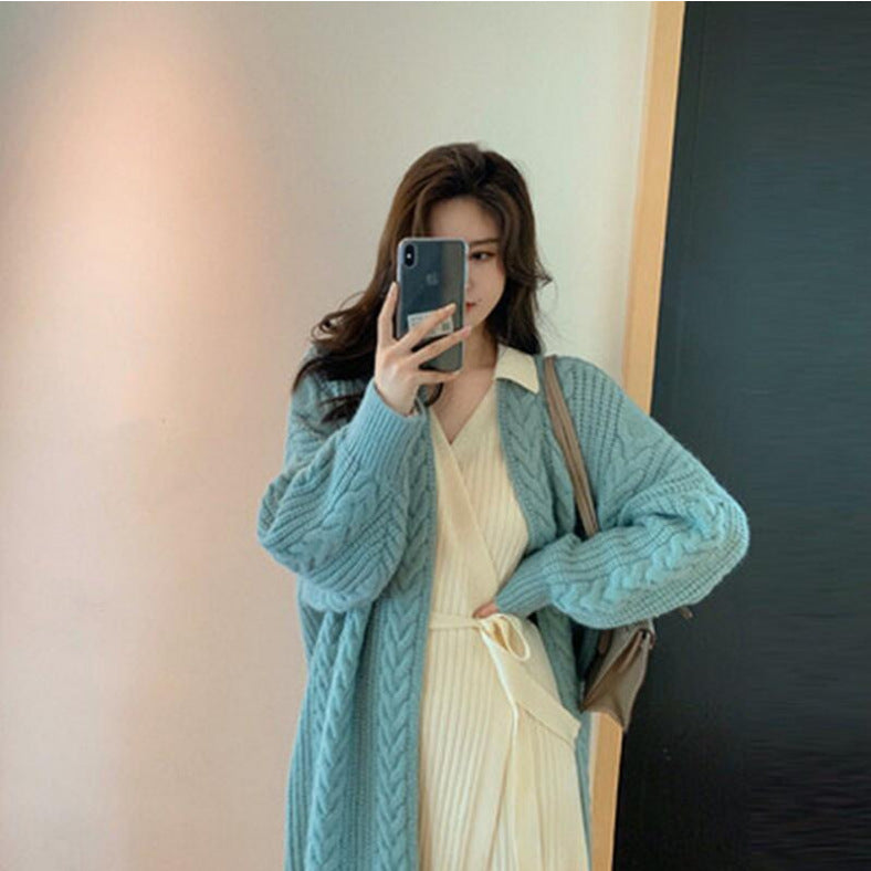 Ladies Large Knit Cardigan Lune London