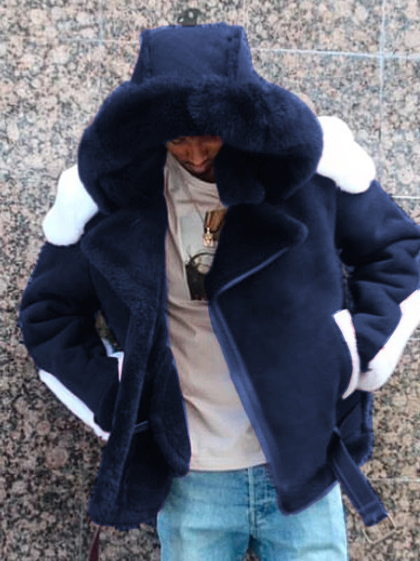 Ladies Teddy Plush Coat with Hood Lune London