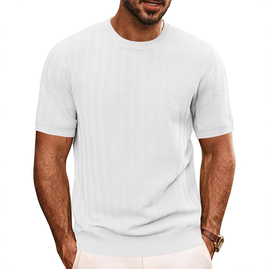 Men's structured crew neck t-shirt Lune London