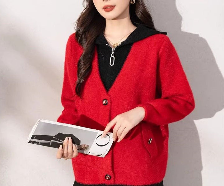 Cardigan cosy pour femmes avec détails de boutons nobles Chic & Stil