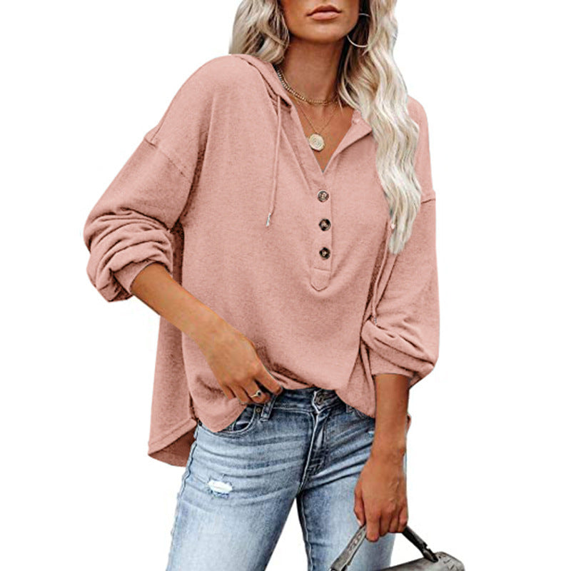 Lune London Women's Casual Hooded T-shirt