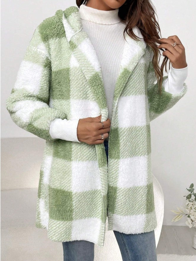 Ladies comfortable tartan jacket Lune London