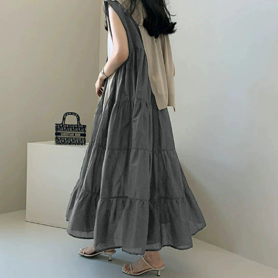 Lune London women's tiered maxi dress