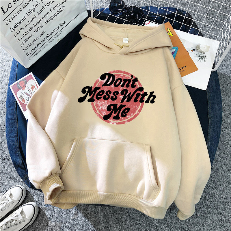 Women's hoodie with creative statement design Chic & Stil