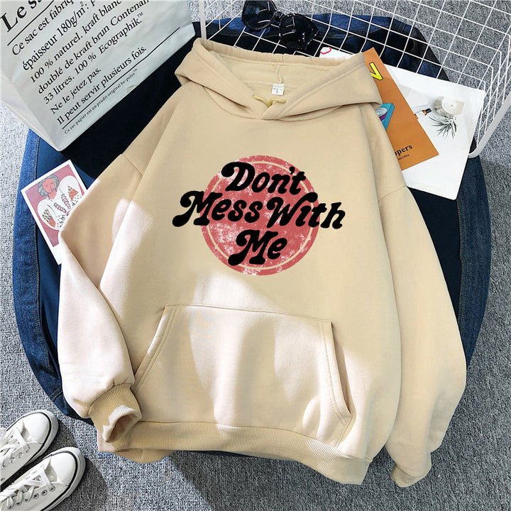 Women's hoodie with creative statement design Chic & Stil