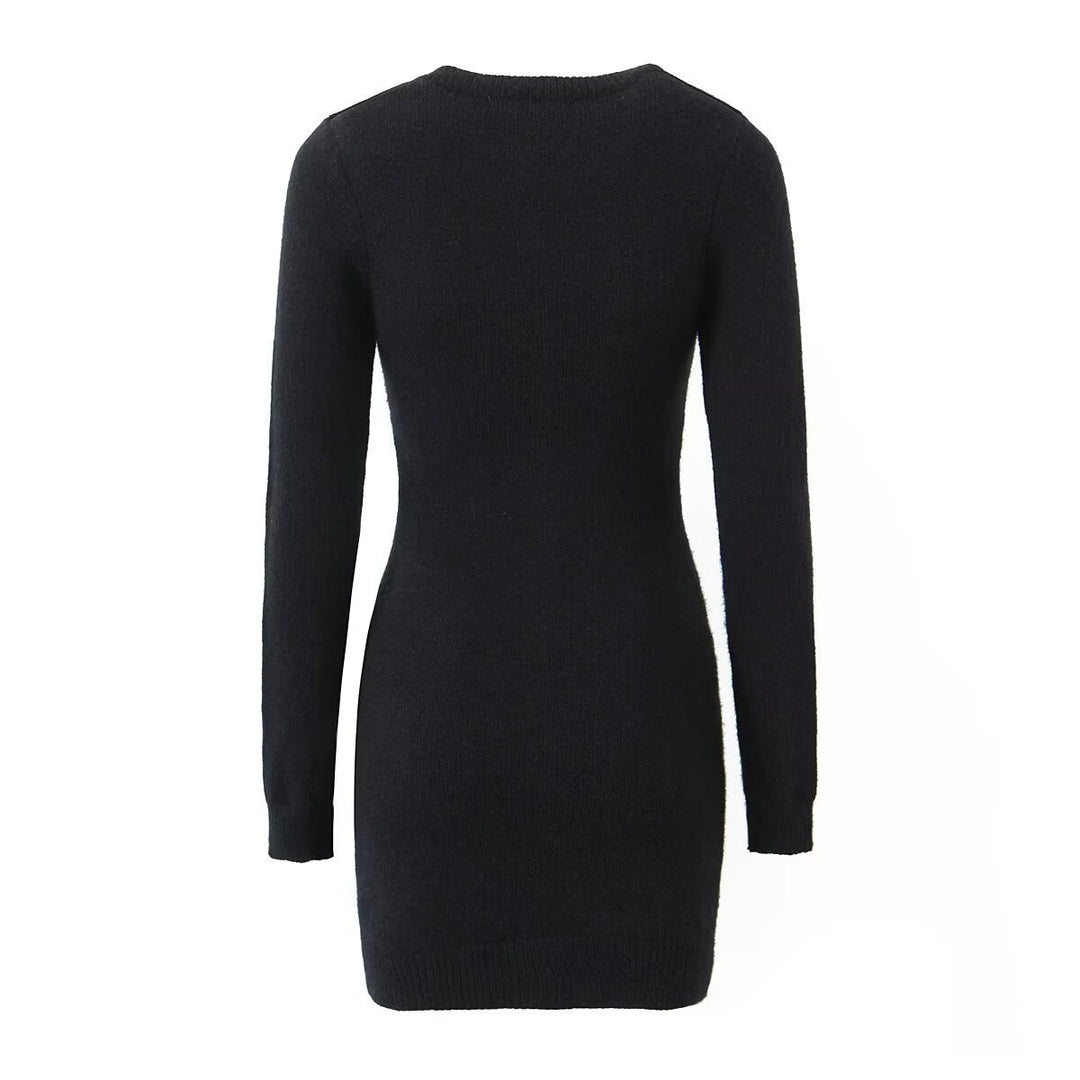 Knit jacket for women with button front closure and practical pockets Lune London