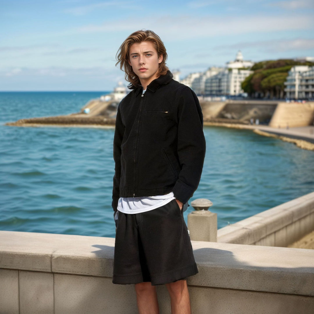 Modern leisure jacket for men with structured design Lune London