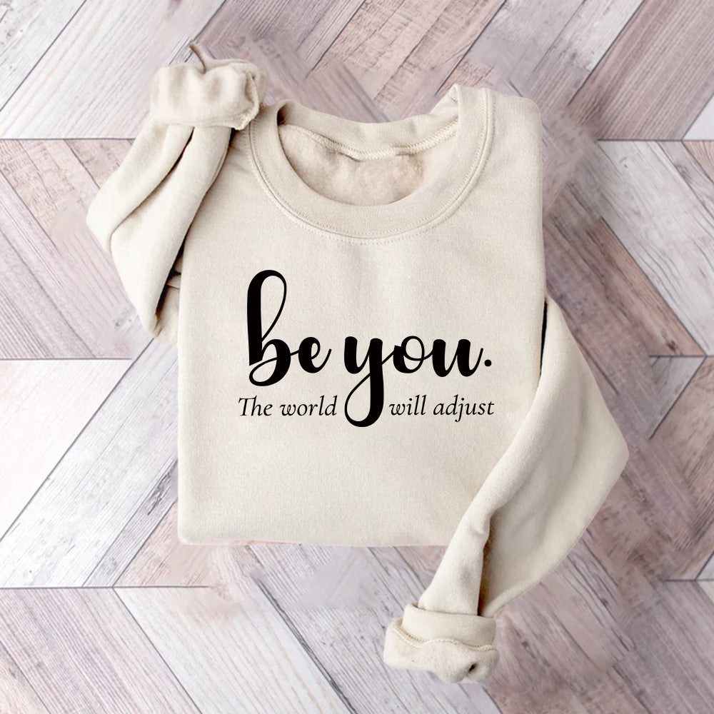 Sweat-shirt pour femmes avec motif inspirant et message motivant Chic & Stil