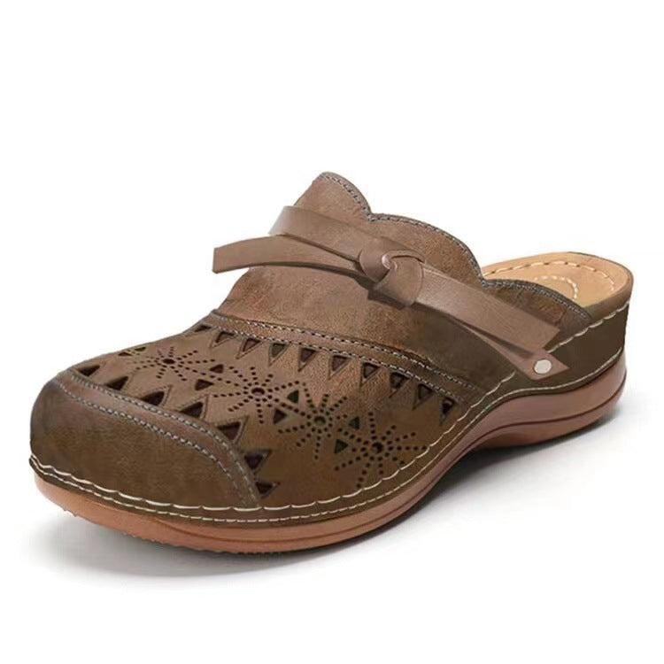 Ladies Decorative Clogs Chic Neckline and Style