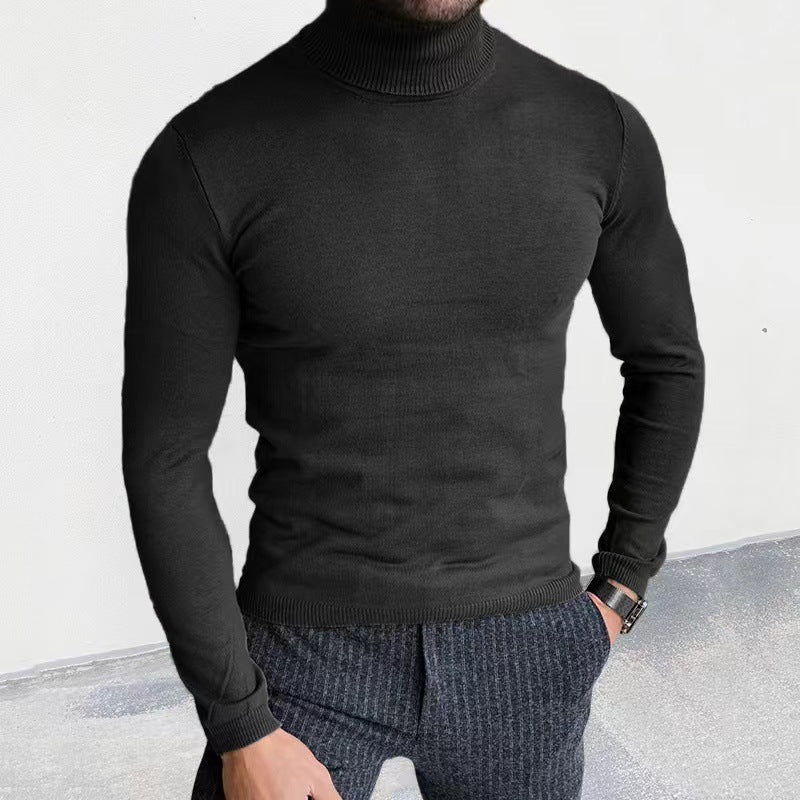 Men's Turtleneck Sweater Made Of High-Quality Cotton with A Pleasant Wearing Feel Lune London