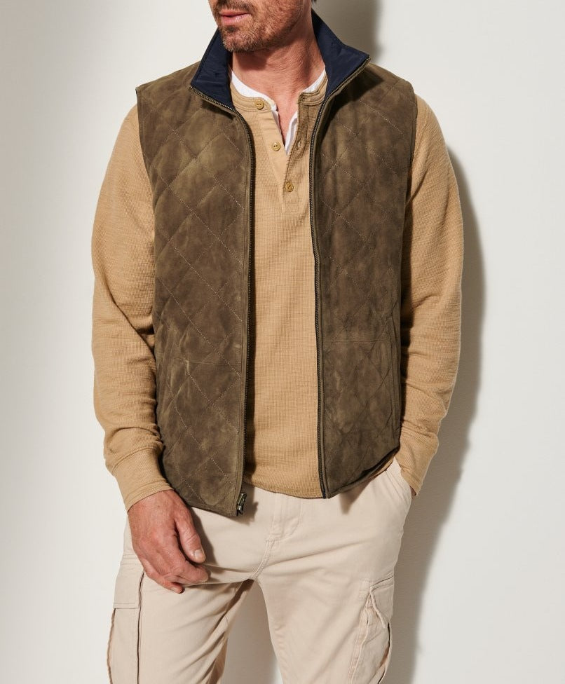 Heated vests for men with high collar Lune London