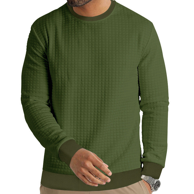 Men's sweatshirt with a unique waffle structure Lune London