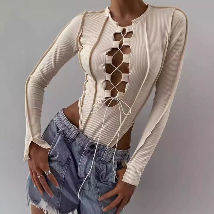 Stylish long sleeve bodysuit for women Lune London