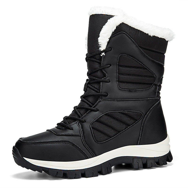 Warm winter boots for women with non-slip rubber sole Lune London