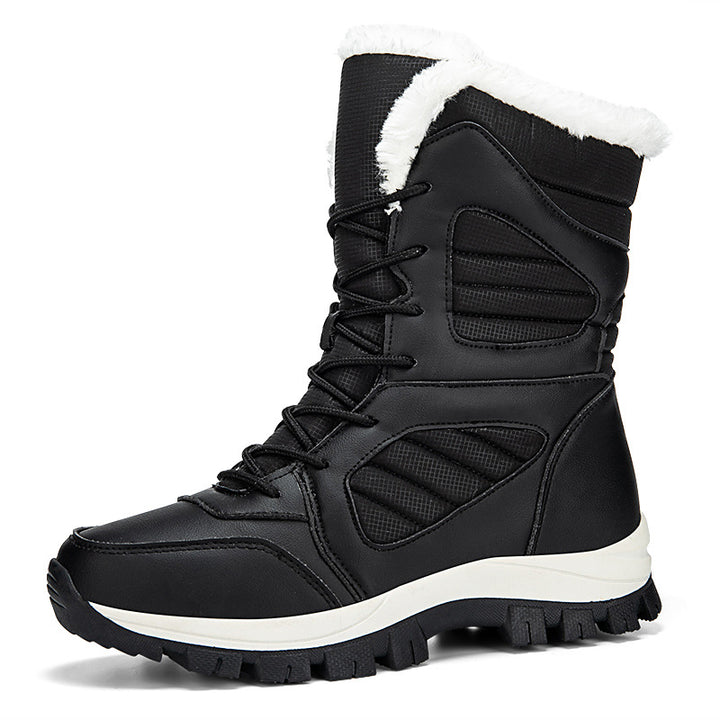 Warm winter boots for women with non-slip rubber sole Lune London