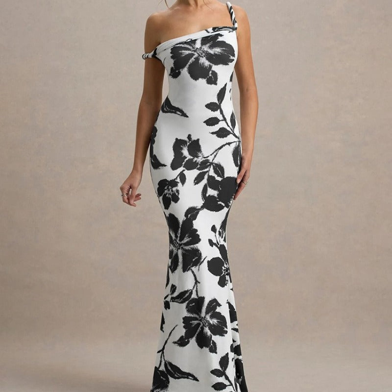 Lune London off-shoulder bodycon maxi dress