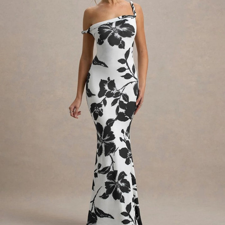 Lune London off-shoulder bodycon maxi dress